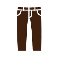 ズボンの裾上げ