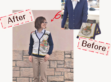 フォーマルの仕立て直し