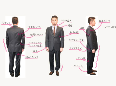 紳士スーツの仕立て直し承ります！