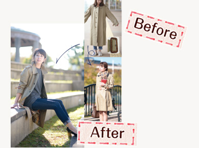 父から娘へ　思い出のコートをリフォーム！